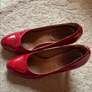 Corso Como Glossy Red Heels